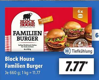 Block House Familien Burger