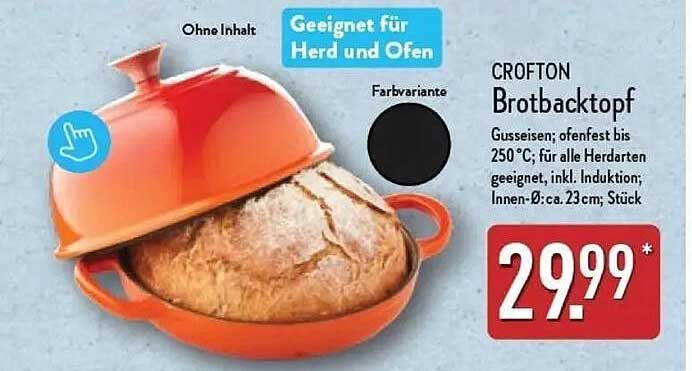 CROFTON Brotbacktopf