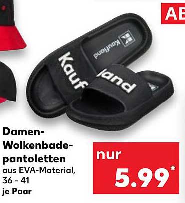 Damen-Wolkenbadepantolette