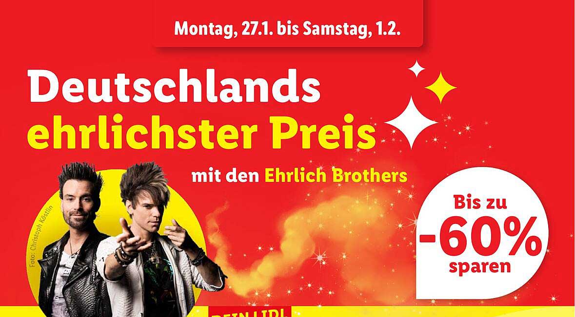 Deutschlands ehrlichster Preis mit den Ehrlich Brothers