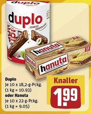 Duplo  
Hanuta  