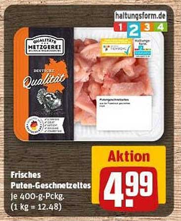 Frisches Puten-Geschnetzeltes