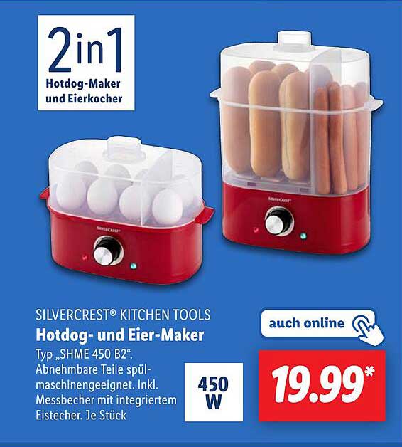 Hotdog- und Eier-Maker