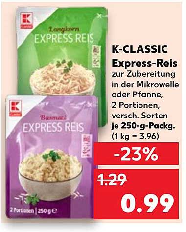 K-CLASSIC Express-Reis