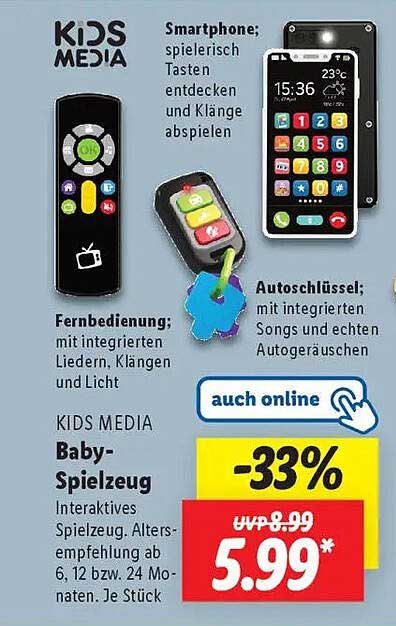 KIDS MEDIA Baby-Spielzeug