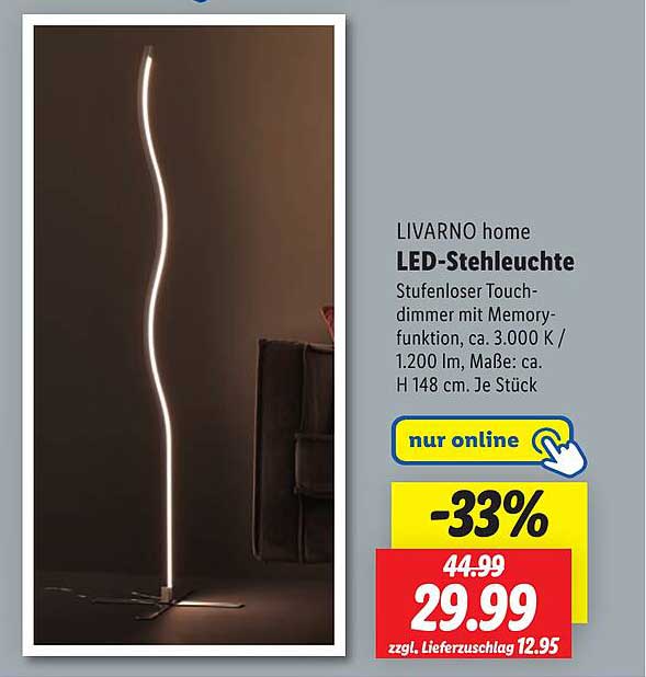 LIVARNO home LED-Stehleuchte