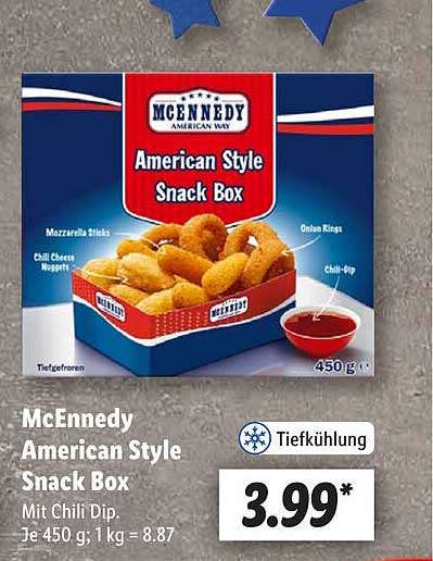 McEnnedy American Style Snack Box