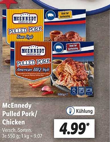 McEnnedy Pulled Pork/Chicken