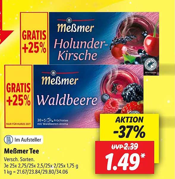 Meßmer Holunder-Kirsche  
Meßmer Waldbeere  