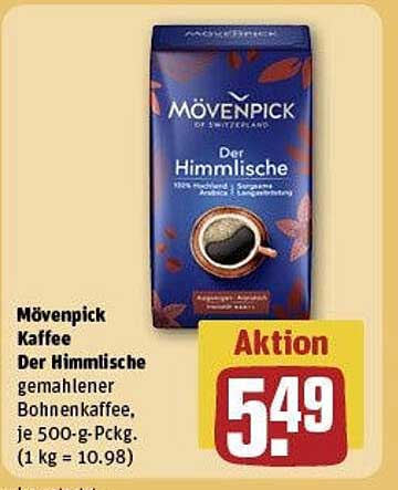 Mövenpick Kaffee Der Himmlische