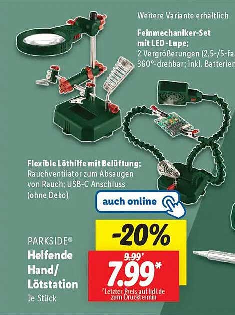 PARKSIDE® Helfende Hand/ Lötstation