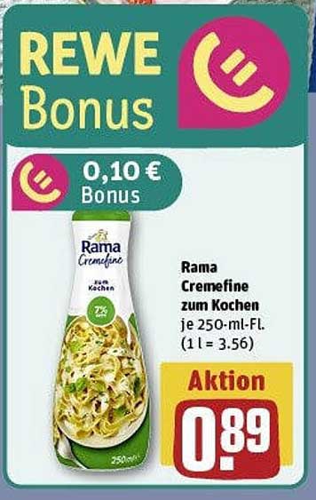 Rama Cremefine zum Kochen