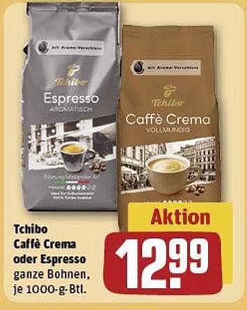 Tchibo Caffè Crema oder Espresso