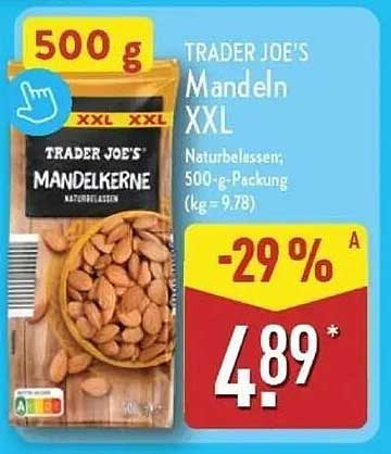 TRADER JOE'S Mandeln XXL