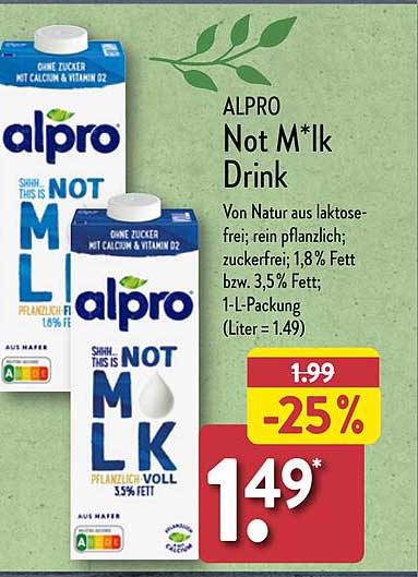 ALPRO Not M*lk Drink