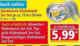 Aluminium-Klebeband 3er-Set