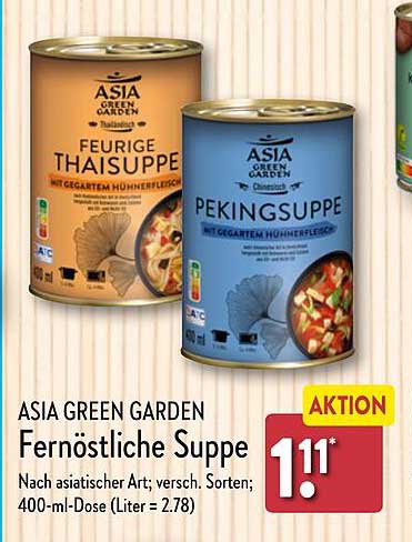 ASIA GREEN GARDEN Fernöstliche Suppe