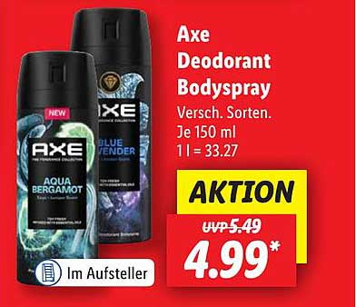 Axe Deodorant Bodyspray