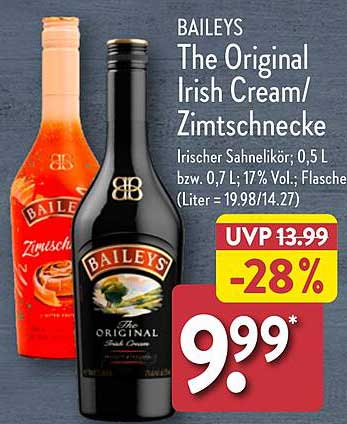 Baileys The Original Irish Cream/ Zimtschnecke