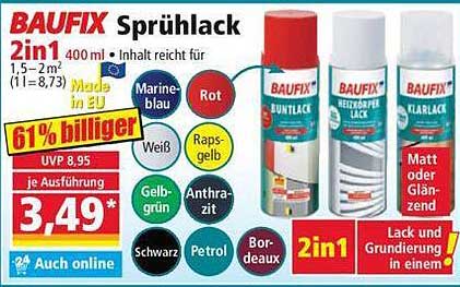 BAUFIX Sprühlack 2in1