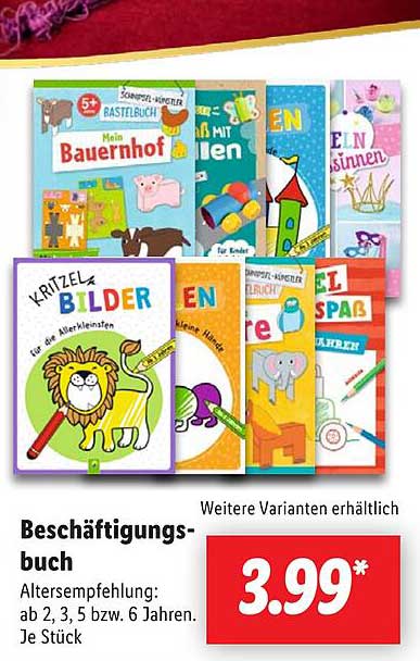 Beschäftigungsbuch