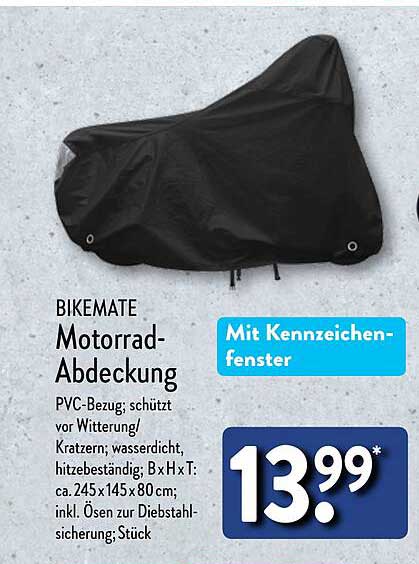 BIKEMATE Motorrad-Abdeckung