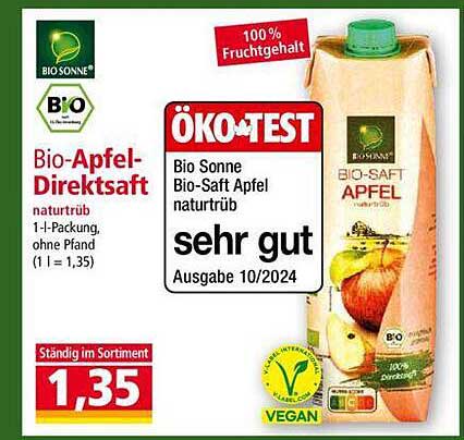 Bio-Apfel-Direktsaft