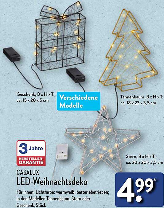 CASALUX LED-Weihnachtsdeko