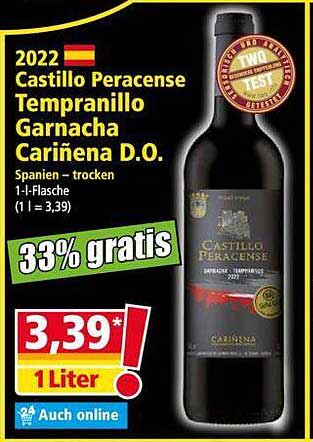 Castillo Peracense Tempranillo Garnacha Cariñena D.O.