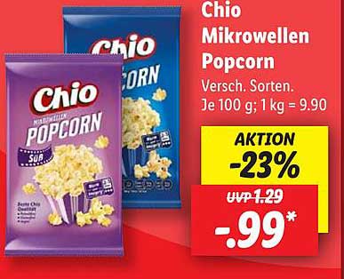 Chio Mikrowellen Popcorn