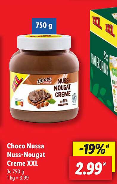 Choco Nussa Nuss-Nougat Creme XXL