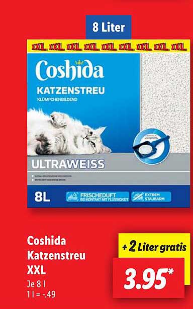 Coshida Katzenstreu XXL