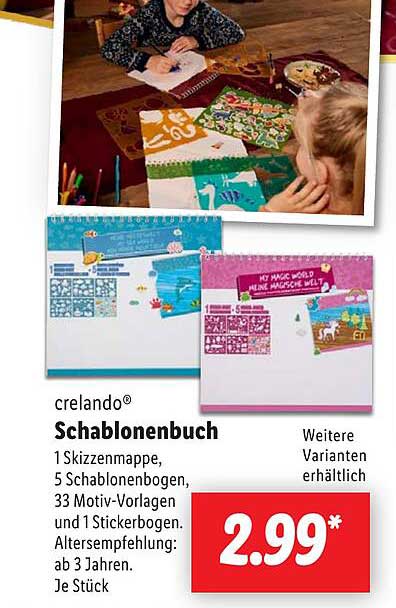 crelando® Schablonenbuch