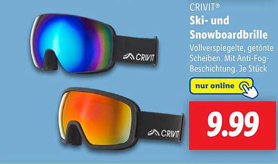 CRIVIT® Ski- und Snowboardbrille