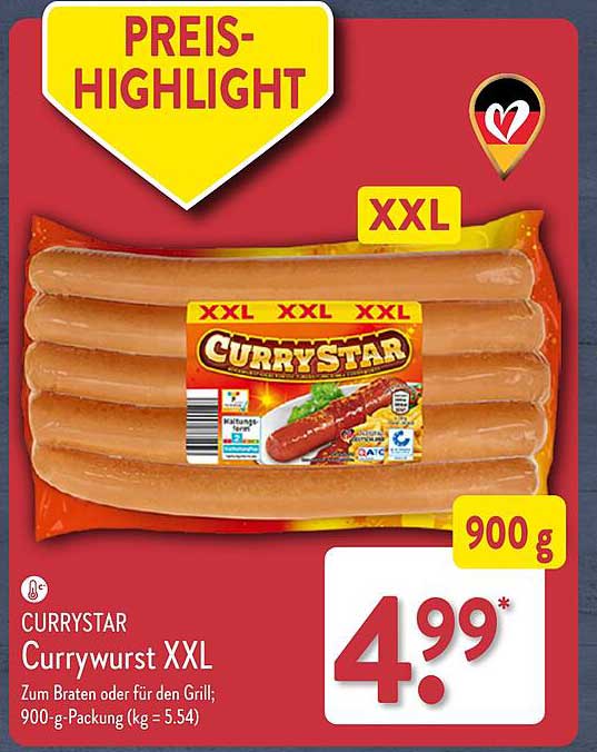 CURRYSTAR Currywurst XXL