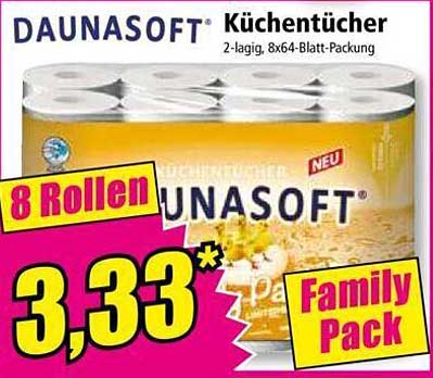 DAUNASOFT Küchentücher