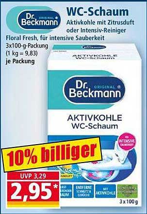 Dr. Beckmann AKTIVKOHLE WC-Schaum