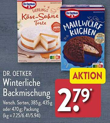 Dr. Oetker Winterliche Backmischung