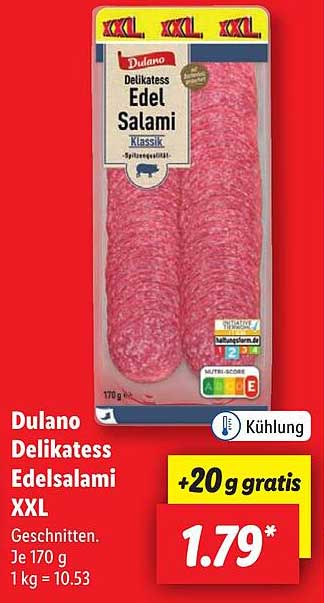 Dulano Delikatess Edelsalami XXL