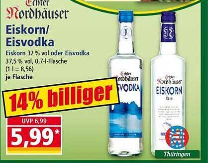 Echter Nordhäuser Eiskorn/Eisvodka