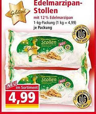 Edelmarzipan-Stollen