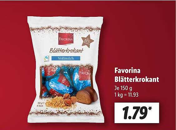 Favorina Blätterkrokant