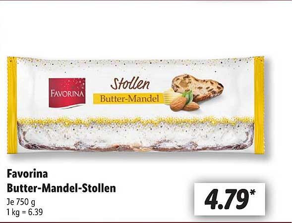 Favorina Butter-Mandel-Stollen