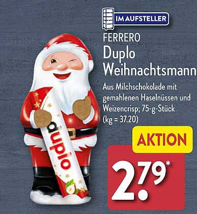 Ferrero Duplo Weihnachtsmann