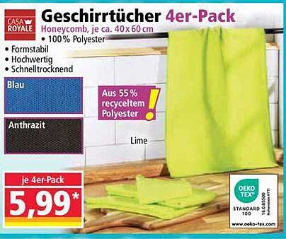 Geschirrtücher 4er-Pack