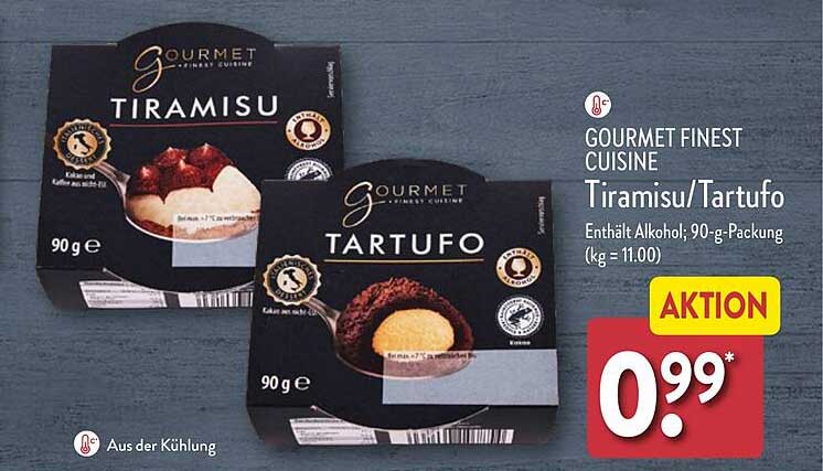 GOURMET FINEST CUISINE Tiramisu/Tartufu