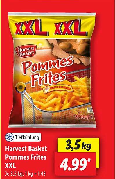 Harvest Basket Pommes Frites XXL