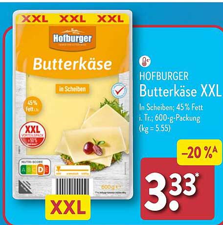 Hofburger Butterkäse XXL