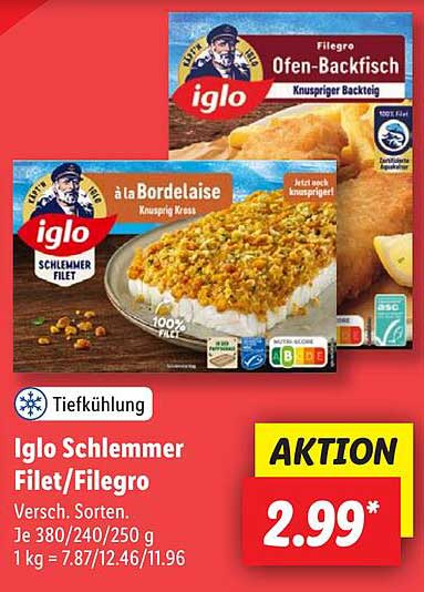 Iglo Schlemmer Filet/Filegro