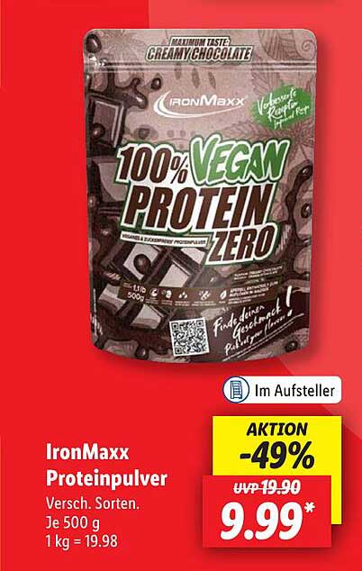 IronMaxx 100% VEGAN PROTEIN ZERO